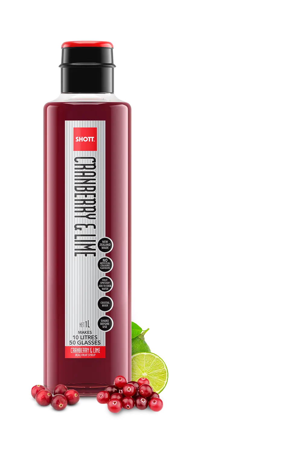 SHOTT Cranberry & Lime 1Ltr
