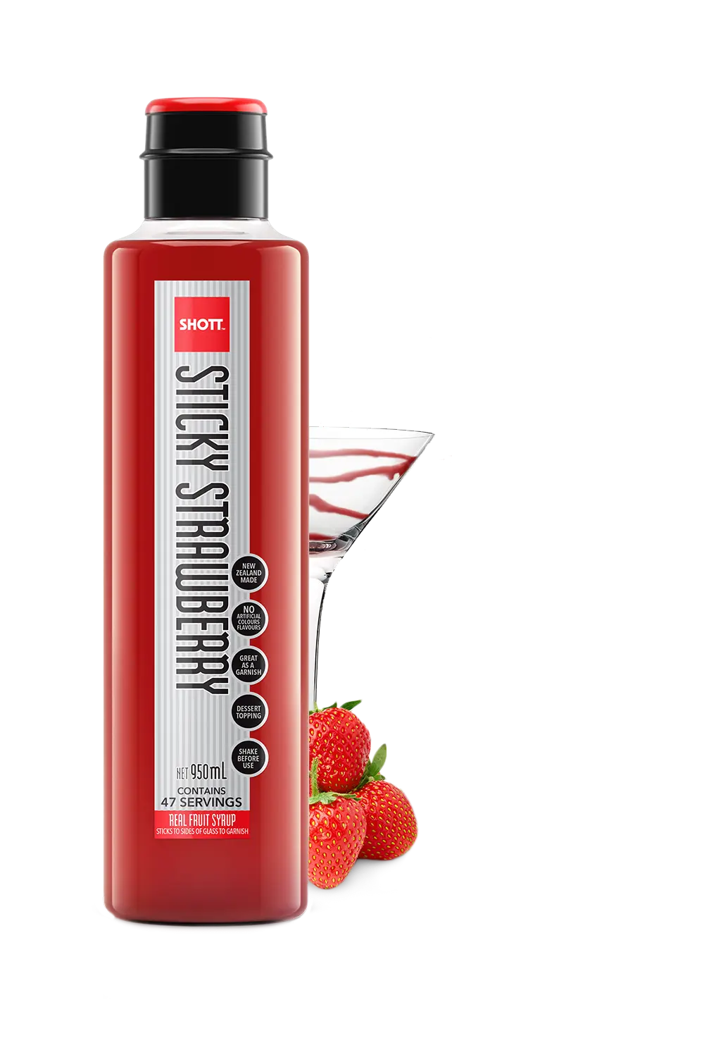 SHOTT Sticky Strawberry 950mL