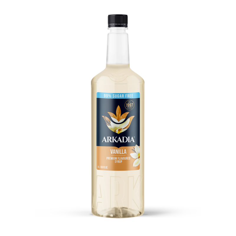 Premium Syrup | Vanilla 99% Sugar Free 1L Bottle | ARKADIA