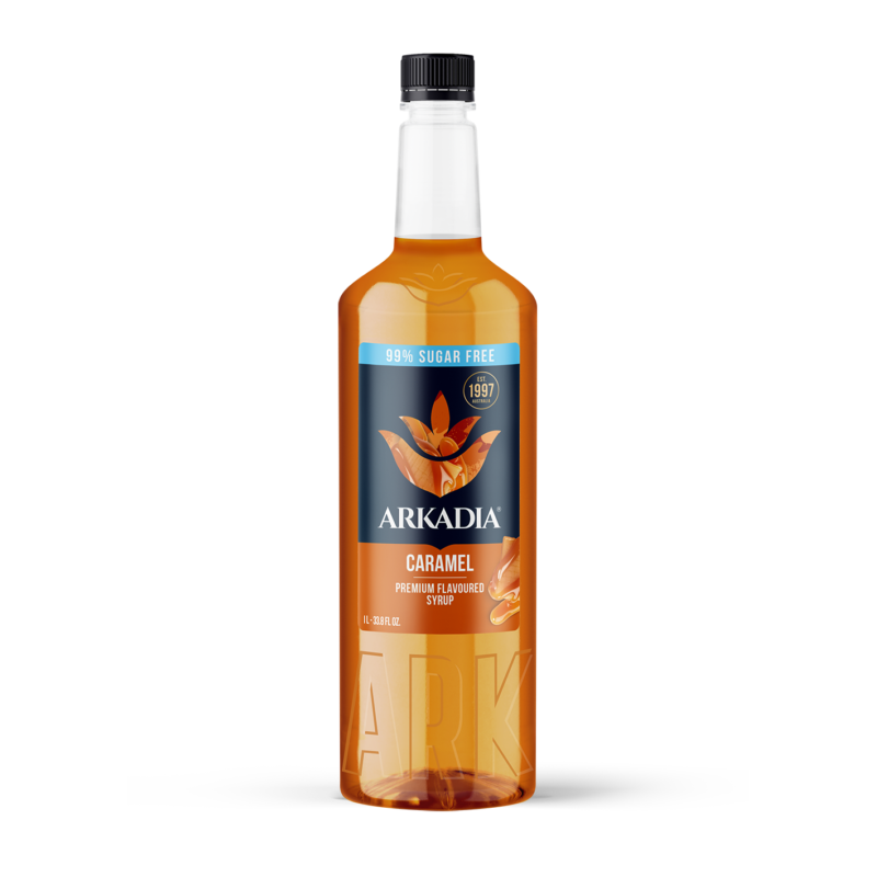 Premium Syrup | Caramel 99% Sugar Free 1L Bottle | ARKADIA