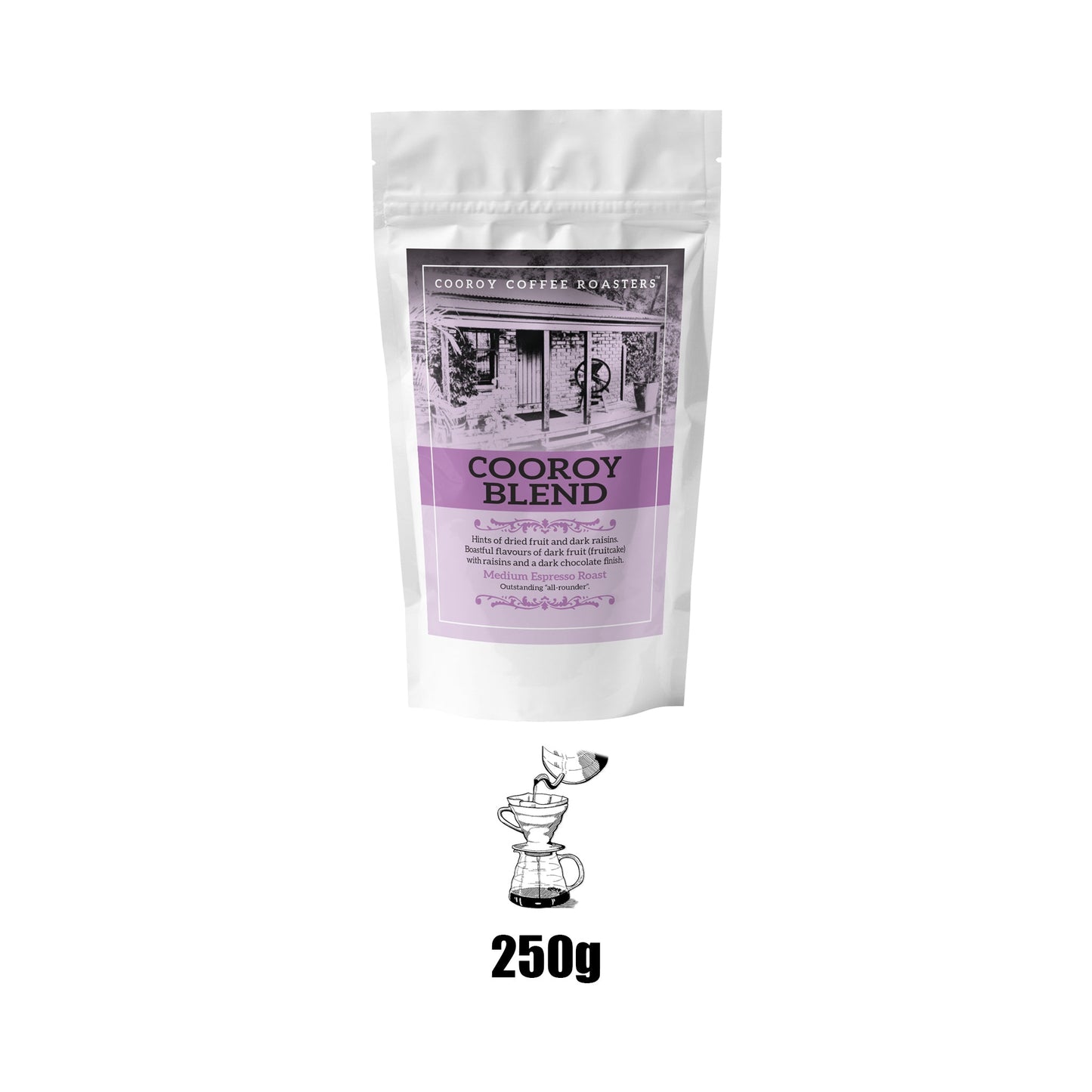 250g Filter/Cold Brew COOROY BLEND | 3.0 Resealable Pouch (VC)