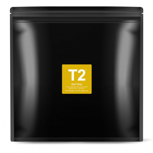 T2 FOIL INDIVIDUALLY WRAPPED EARLY GREY | TEABAG 100s
