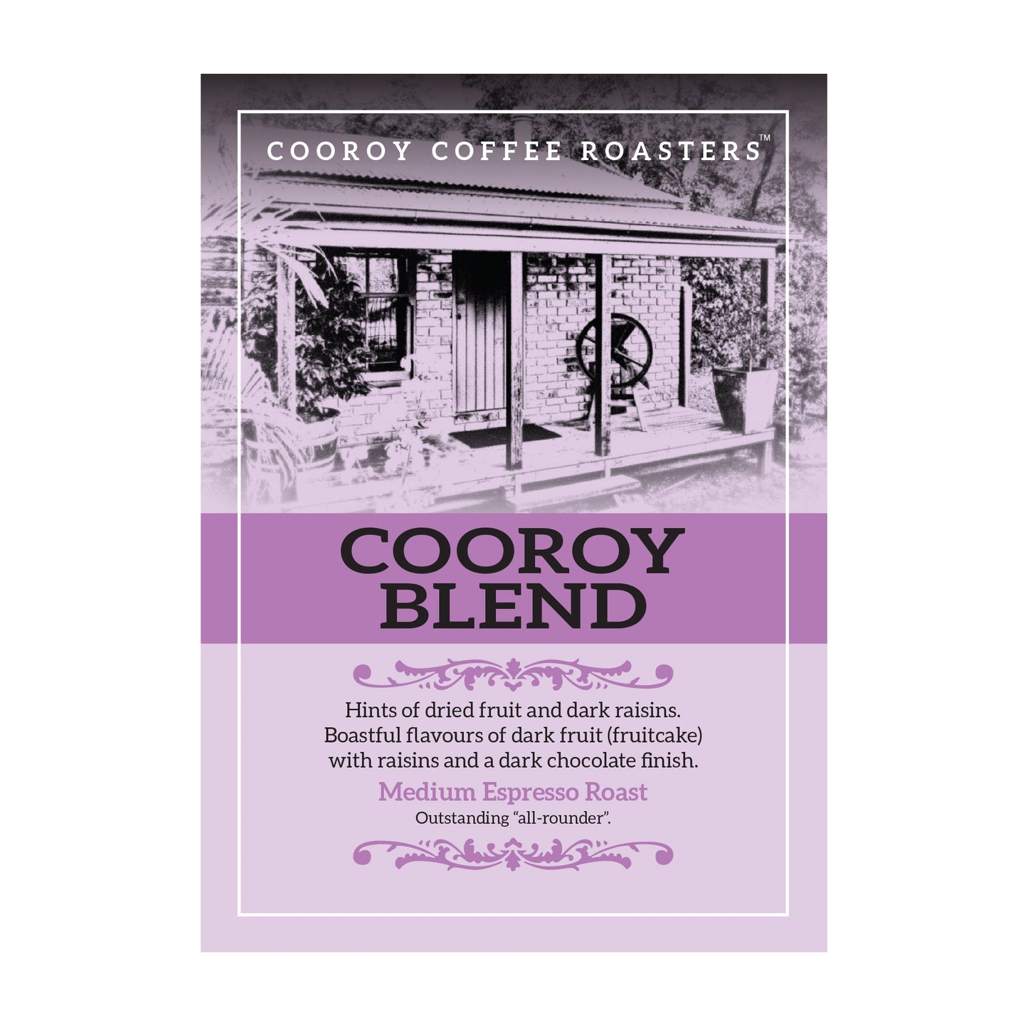 1kg COOROY BLEND Beans | Foil Bag (VC)