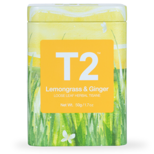 T2 - Lemongrass and Ginger 50g Loose Leaf Icon`Tin