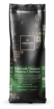 Drinking Chocolate Fairtrade Organic | 1kg Foil Bag | ARKADIA