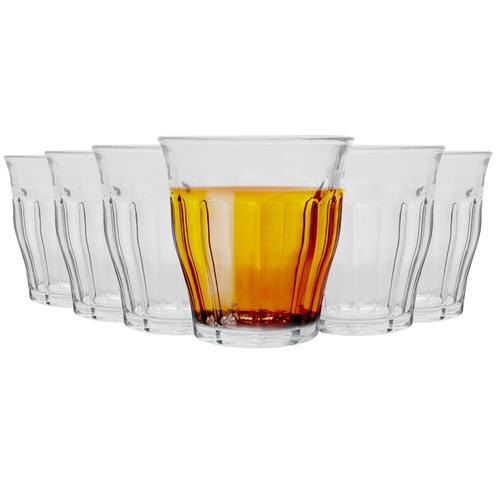 Duralex Picardie Glass Tumbler 220ml (7 3/4oz) Set of 6
