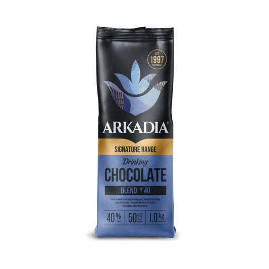 Drinking Chocolate 40% Cocoa | 1kg Foil Bag | ARKADIA