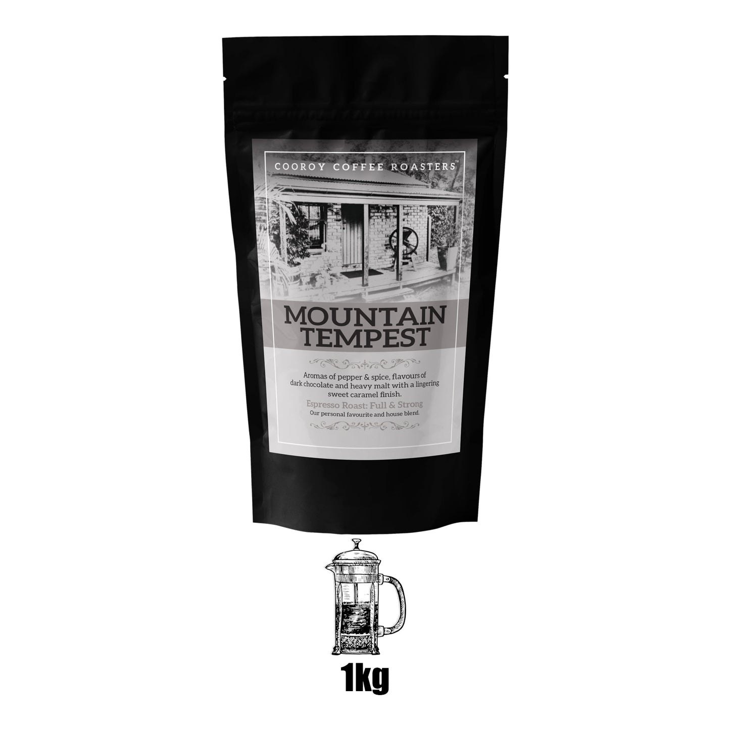 1kg Plunger Mt TEMPEST | 3.4 Resealable Pouch (VC)