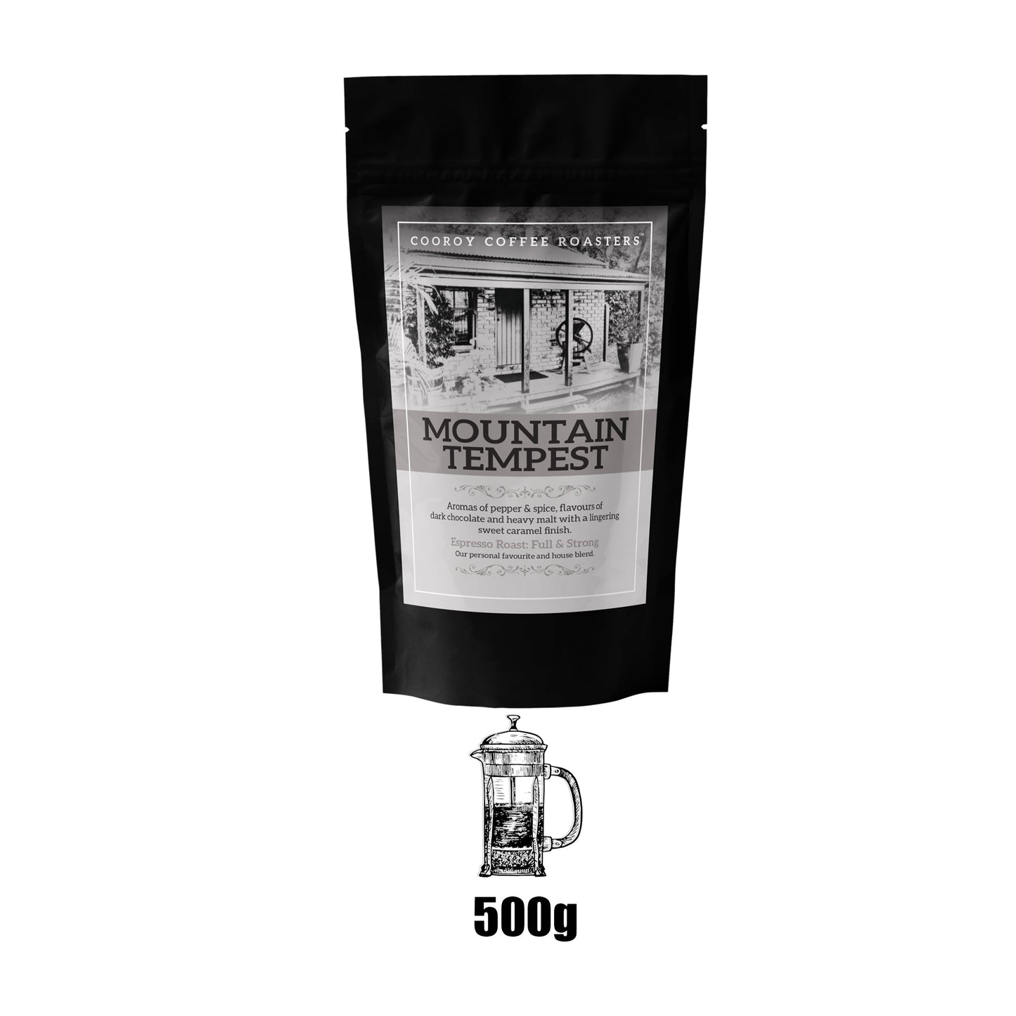 500g Plunger Mt TEMPEST | 3.4 Resealable Pouch (VC)