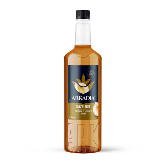Premium Syrup | Hazelnut 1L Bottle | ARKADIA