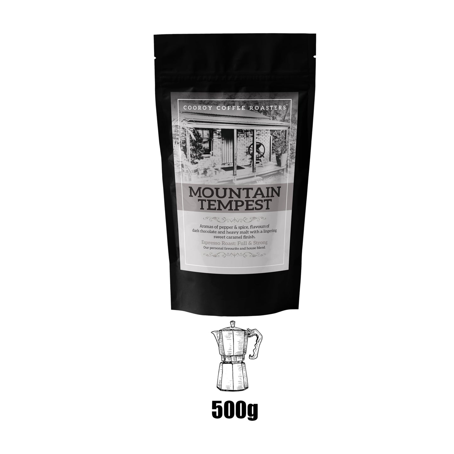 500g Stovetop Mt TEMPEST | 2.4 Resealable Pouch (VC)