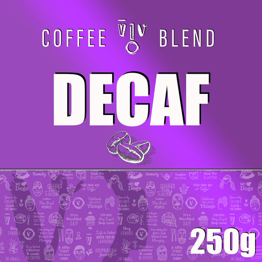 250g DECAF Beans | Resealable KRAFT Pouch (VC) 5.7 – Brew Syphone / Pour Over