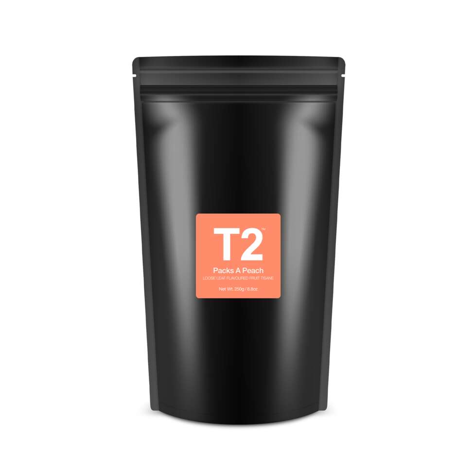 T2 FOIL PACKS A PEACH | LOOSE LEAF 250g