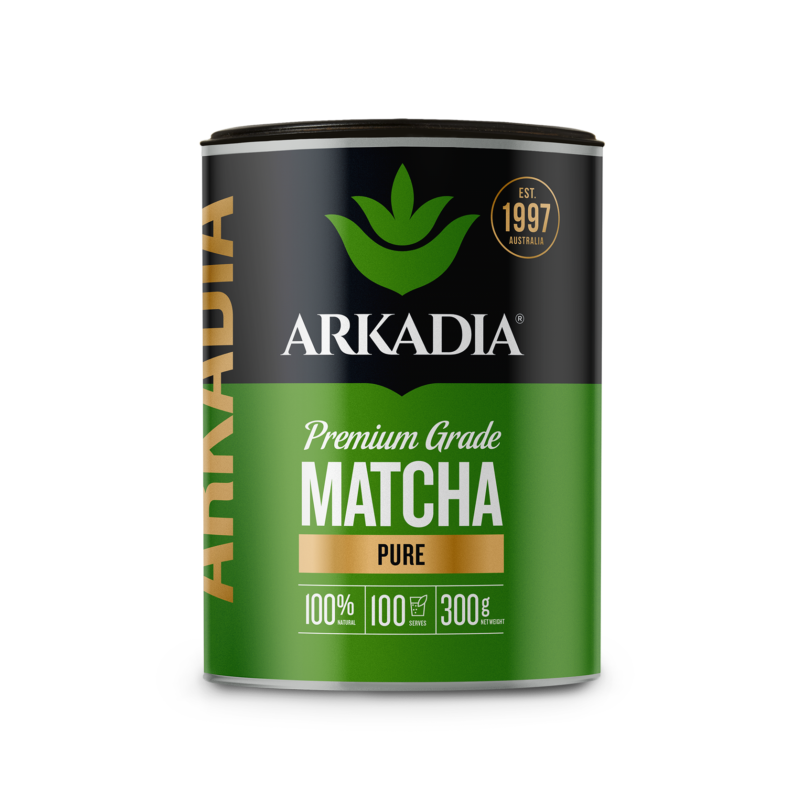 Arkadia Premium Grade Matcha PURE | 300g Tub