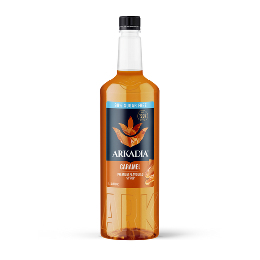 Premium Syrup | Caramel 99% Sugar Free 1L Bottle | ARKADIA