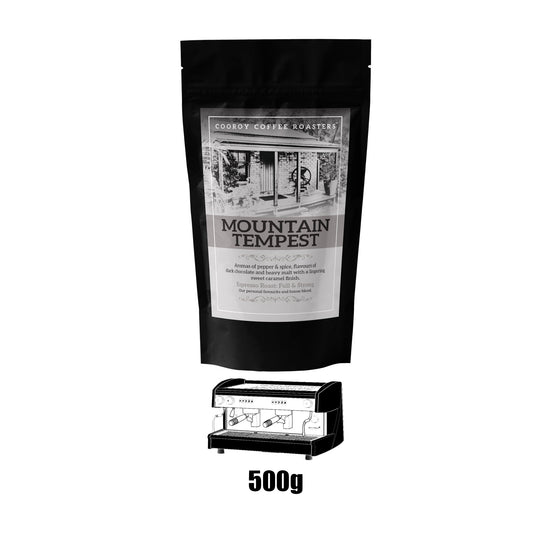 500g Commercial Mt TEMPEST | 1.5 Resealable BLACK Pouch (VC)