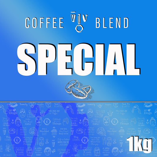 1kg SPECIAL Beans | Resealable KRAFT Pouch (VC)