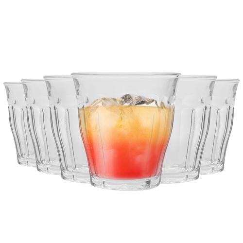 Duralex Picardie Glass Tumbler 250ml (8 3/4oz) Set of 6