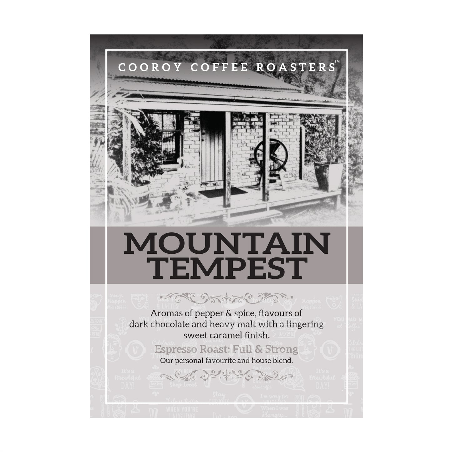 1kg Mt TEMPEST Beans | Resealable Black Bag
