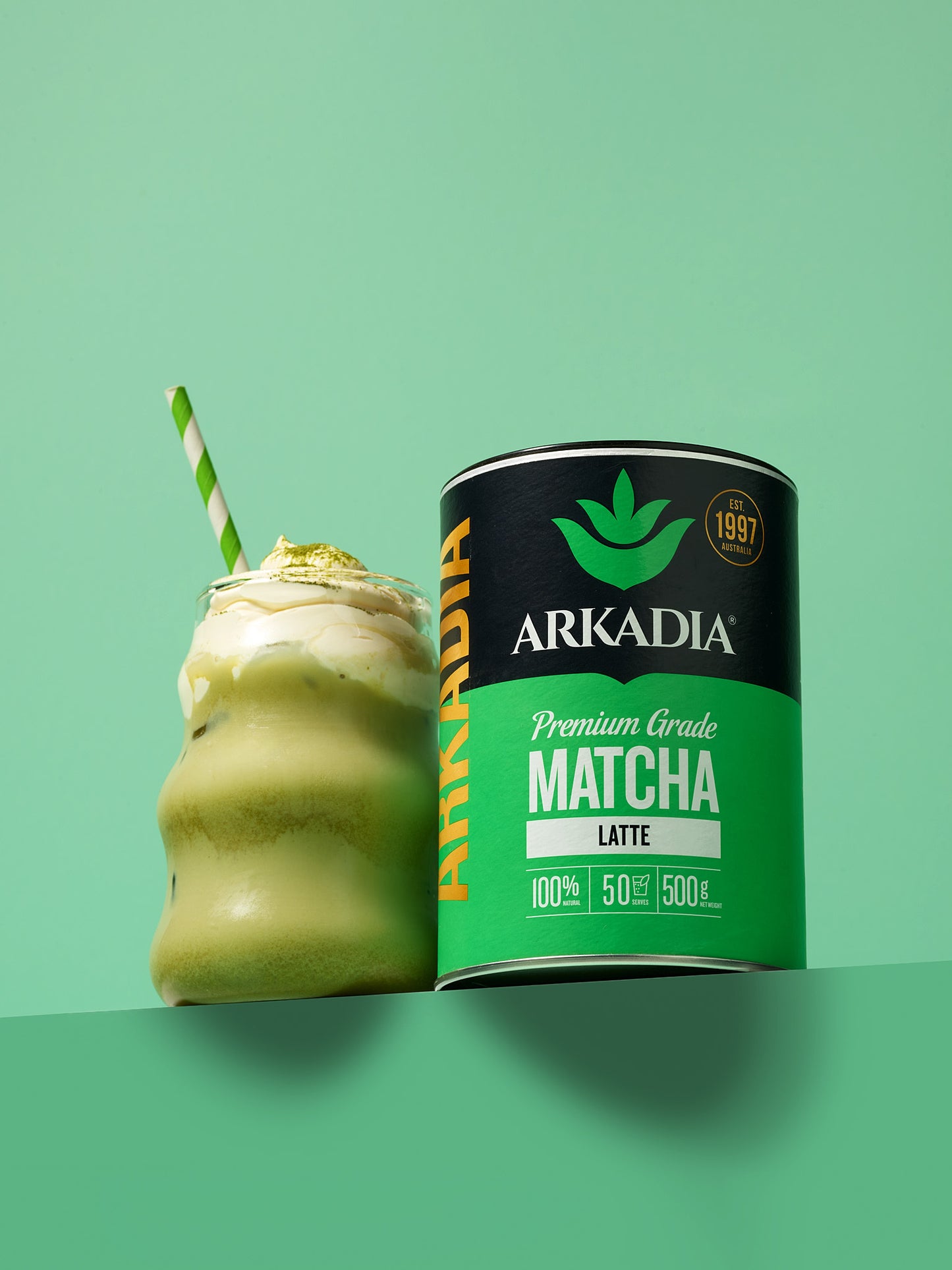 Premium Grade Matcha Latte | 500g Tub | (AK)
