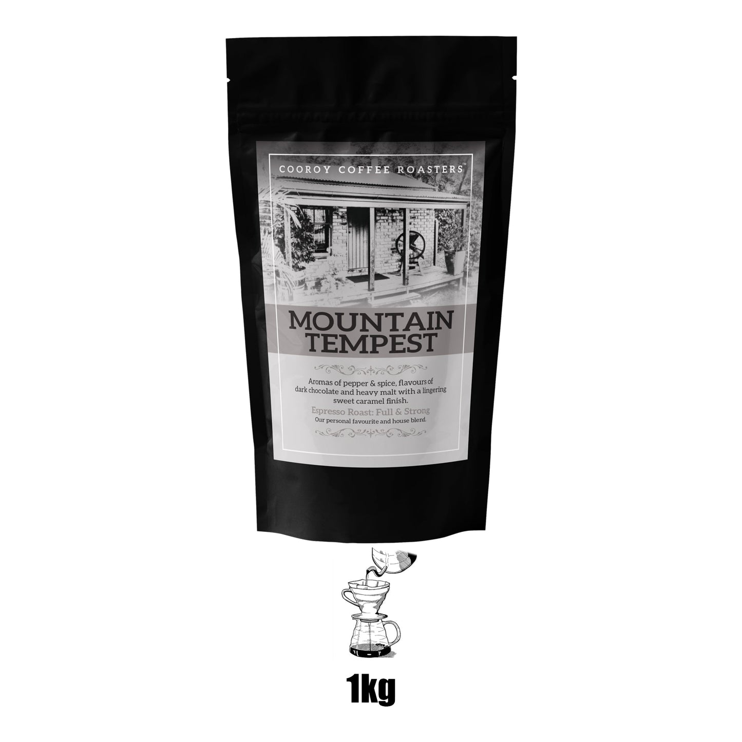 1kg Filter/Cold Brew Mt TEMPEST | 3.0 Resealable Pouch (VC)