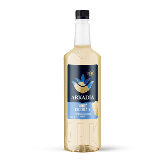 Premium Syrup | White Chocolate 1L Bottle | ARKADIA