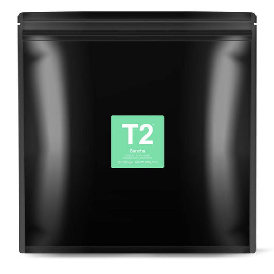 T2 FOIL INDIVIDUALLY WRAPPED SENCHA | TEABAG 100s