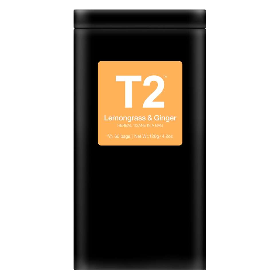 T2 CAFE TIN LEMONGRASS & GINGER | TEABAGE 60s