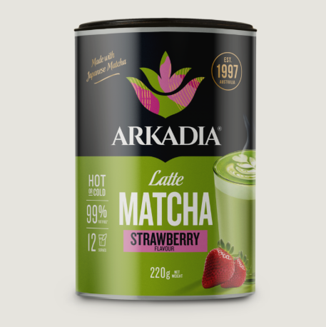 Arkadia Matcha Strawberry | 220g Tub