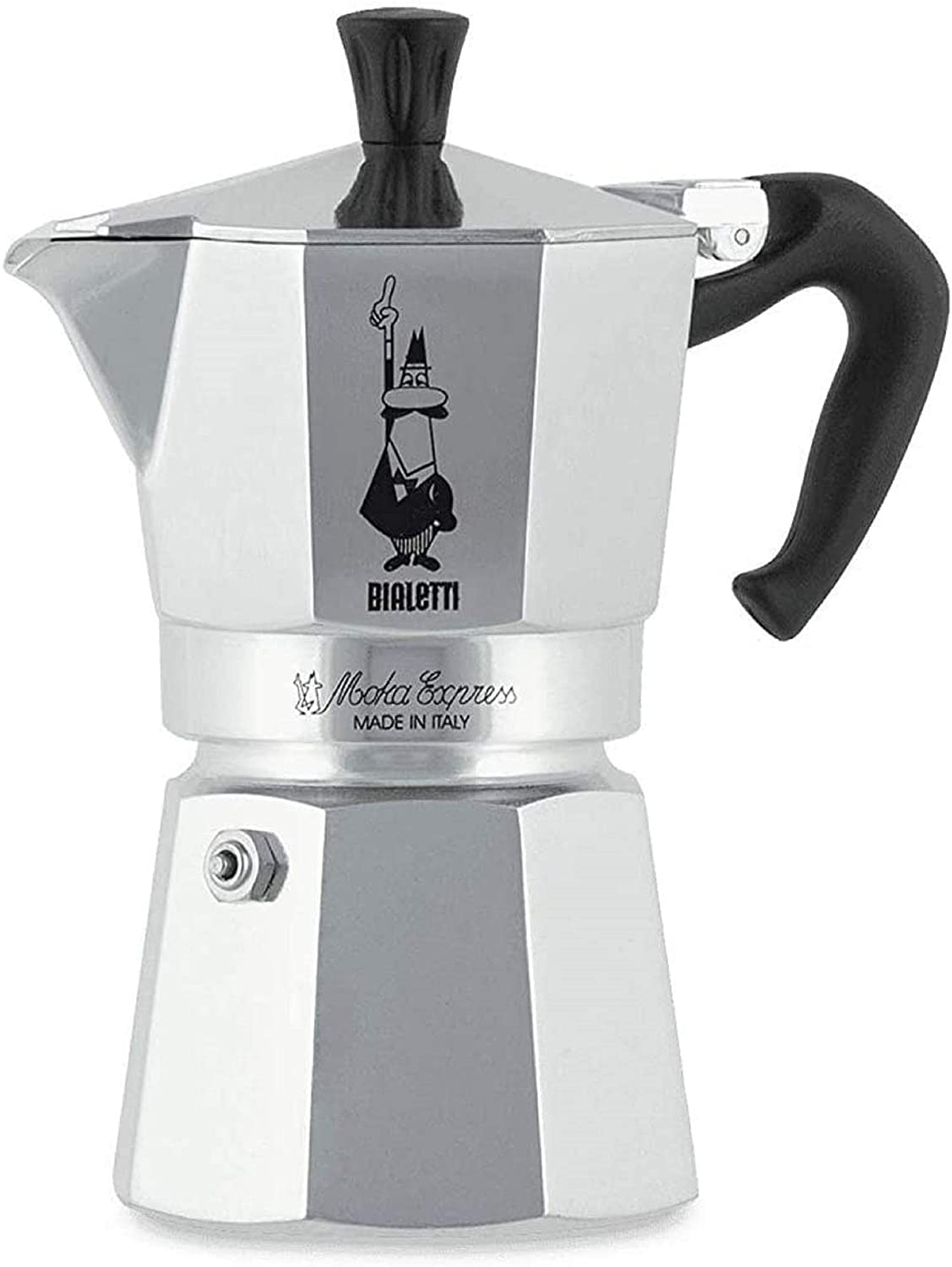 Bialetti MOKA Express - 6 CUP - Colour Aluminium