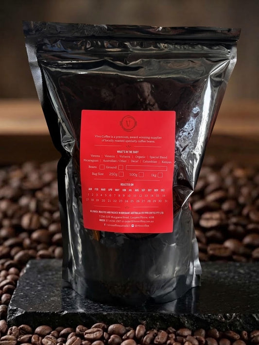 1kg NICARAGUAN Beans | Resealable Black Pouch (VC) Whole Bean
