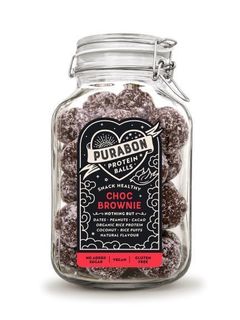 40 x Chocolate Brownie Protein BALLS (loose) - Purabon