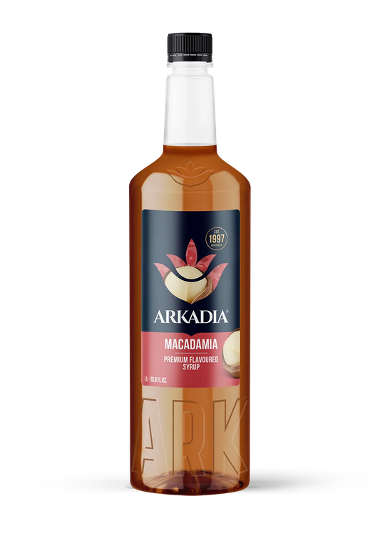 Premium Syrup | Macadamia 1Ltr Bottle | ARKADIA