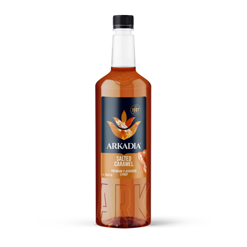 Premium Syrup | Salted Caramel 1L Bottle | ARKADIA