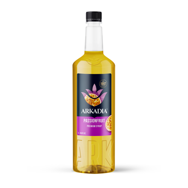 Premium Syrup | Passionfruit 1L Bottle | ARKADIA