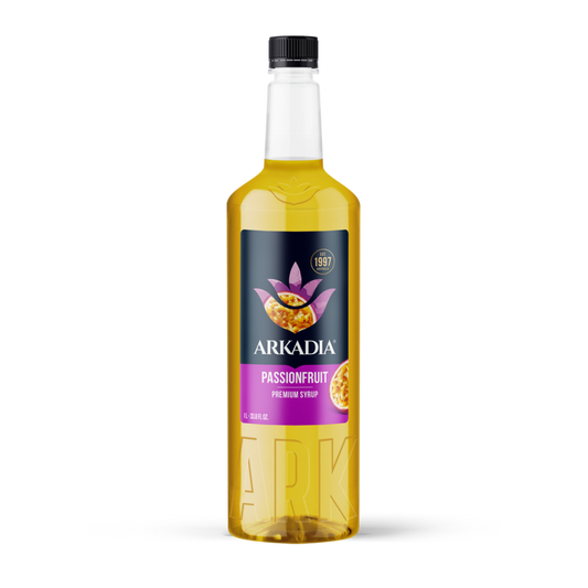 Premium Syrup | Passionfruit 1L Bottle | ARKADIA