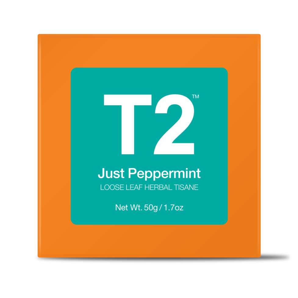 T2 GIFT CUBE JUST PEPPERMINT | LOOSE LEAF 50g