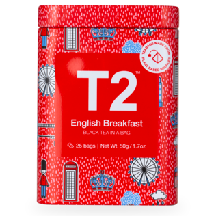 T2 ICON TIN CLASSIC ENGLISH BREAKFAST | TEABAG 25s