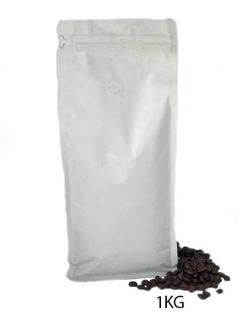 COLOMBIAN Beans & Grinds | Resealable White Pouch