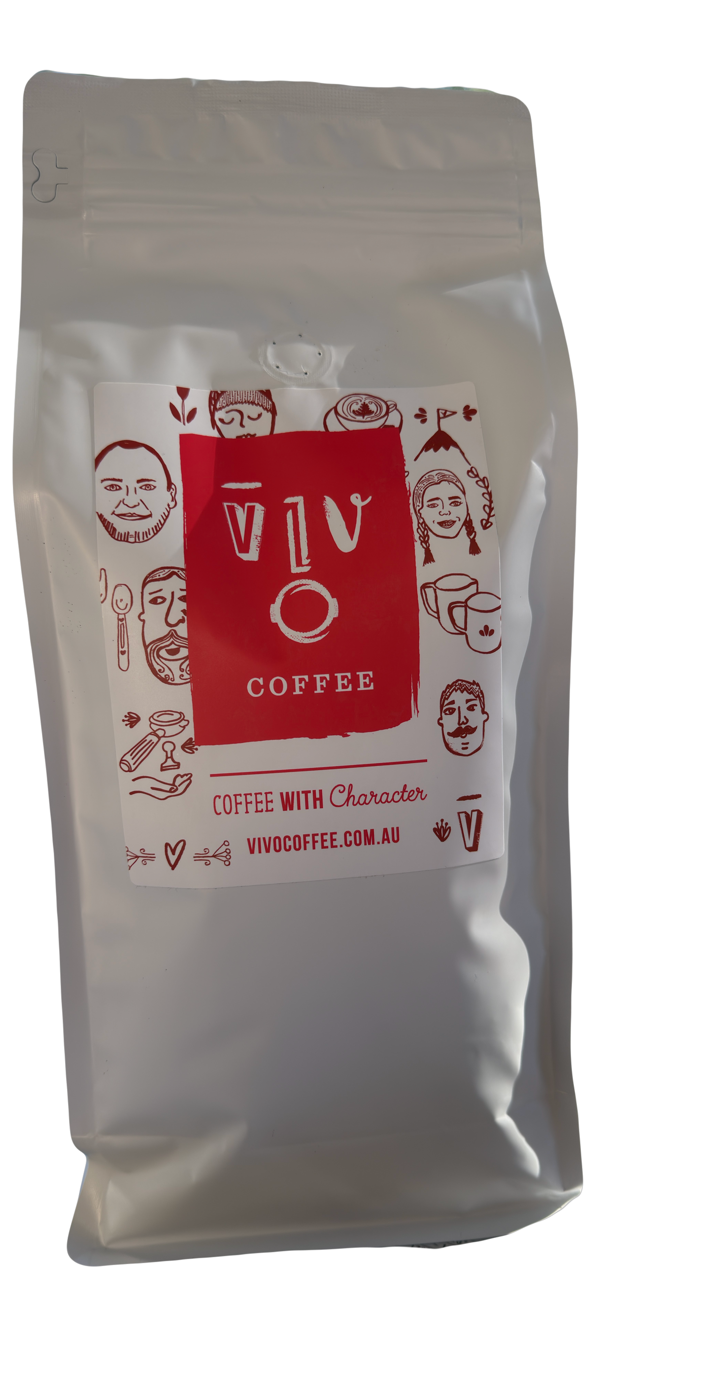 VERONA | Resealable White Pouch (VC)