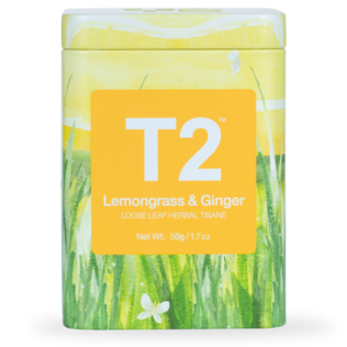 T2 - Lemongrass and Ginger 50g Loose Leaf  Icon`Tin