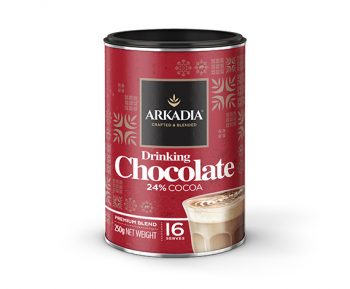 Drinking Chocolate 24% Cocoa | 250g Tub | ARKADIA
