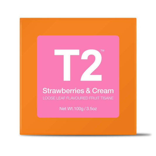 T2 - Strawberries and Cream 100g Box