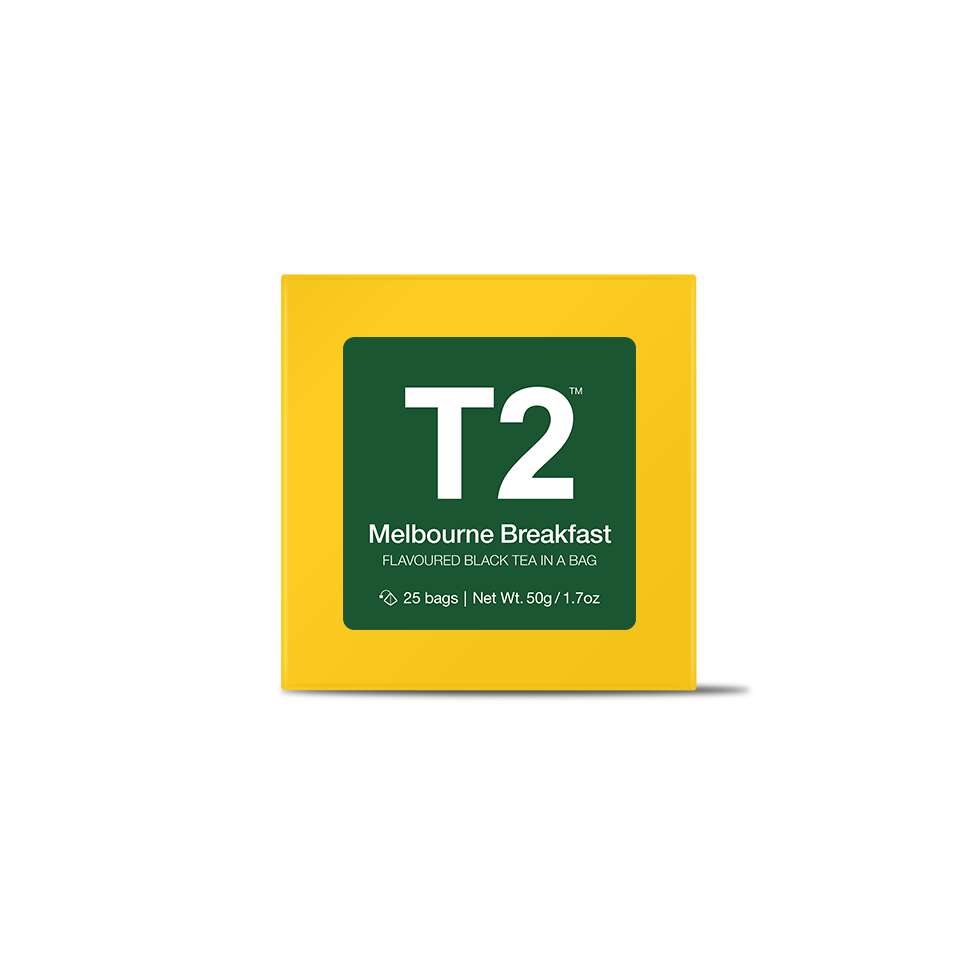 T2 - Melbourne Breakfast 25's Teabag Box