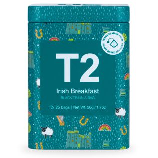T2 - Irish Breakfast 25's Teabag Icon Tin