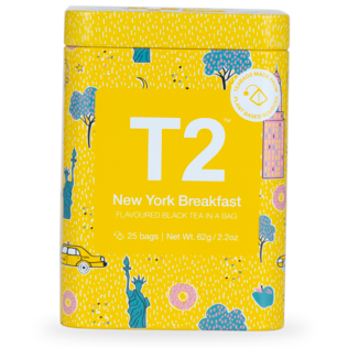 T2 - New York Breakfast 25's Teabag Icon Tin