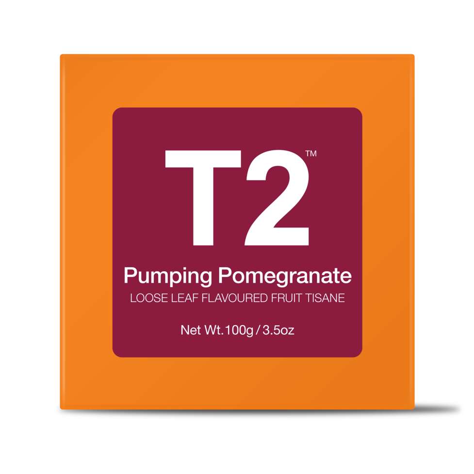T2 - Pumping Pomegranate 100g Loose Leaf Box