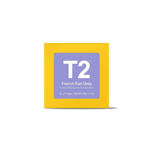 T2 - French Earl Grey 25's Teabag Box